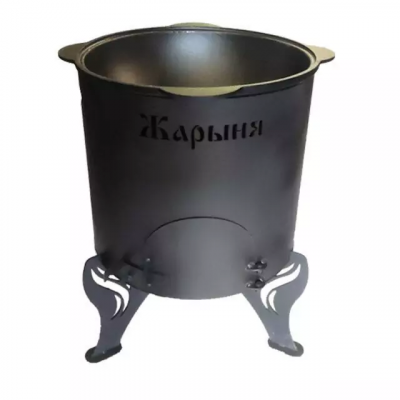 Печь садовая для казана ПСК-1 Жарыня окрашенная