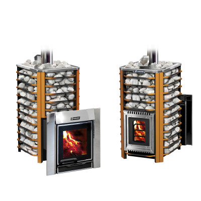 Банная печь Ермак 24 Сетка Люкс (Нержавейка)
