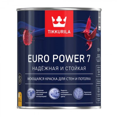Краска EURO Power 7 А 0,9 л