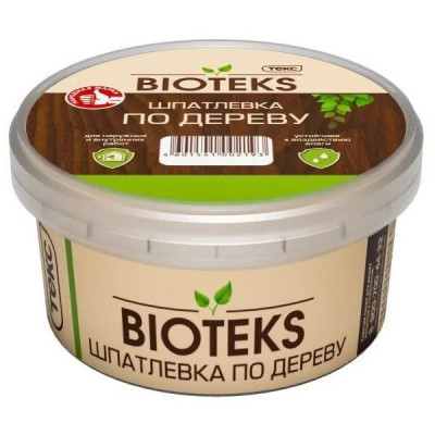 Шпатлевка по дереву BIOTEKS профи 0,25кг.