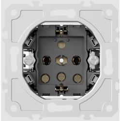 Механизм розетки Schuko c/з 15А на винтах DB18800 Donel