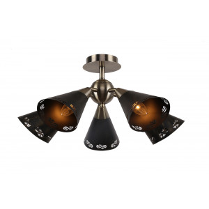 Светильник Escada  595/5P E14*40W Brass/Black