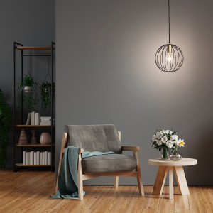Светильник  Escada 10176/1S E27*60W Black/Brass