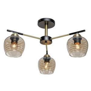 Светильник Escada 1123/3P Е27х40W Antigue brass/Black