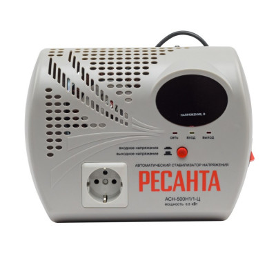 Стабилизатор Ресанта АСН-500 Н/1-Ц Стабилизатор Ресанта АСН-500 Н/1-Ц