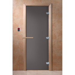 Дверь 700х1700 графит матовый, коробка листва "Затмение" DoorWood Дверь 700х1700 графит матовый, коробка листва "Затмение" DoorWood