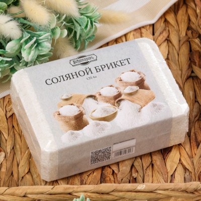 Брикет соляной с алтайскими травами 1,35кг "Добропаровъ" 