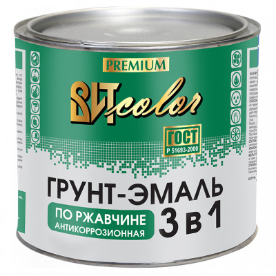Грунт - эмаль по ржавчине 3 в 1 синий ВИТcolor 1,8 кг