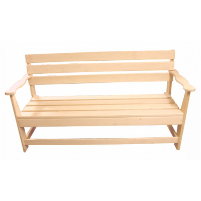 Скамейка нераскладная с подлокотниками 1200х550х900 (наличник)