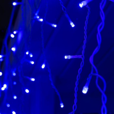 Гирлянда "Бахрома"уличная 3м LED 160-220V Синий Гирлянда "Бахрома"уличная 3м LED 160-220V Синий