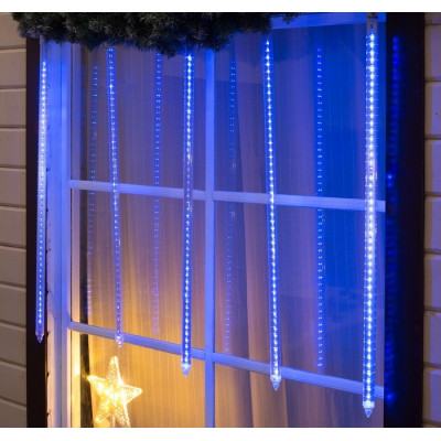 Сосулька светодиодная "тающая" 1м d-3см LED-60-220V вилки sin