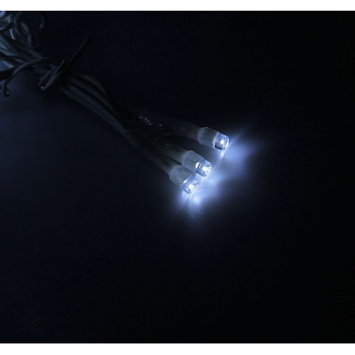 Гирлянда "Нить"уличная УМС 10м  LED100-24В 2W белый  б/конт