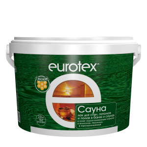Состав для защиты дерева 2,5кг EUROTEX-сауна Состав для защиты дерева 2,5кг EUROTEX-сауна