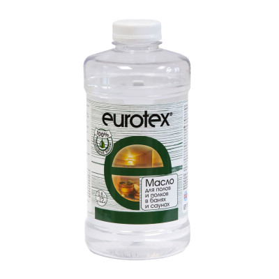 Масло для защиты пола и полка 0,8л EUROTEX-сауна