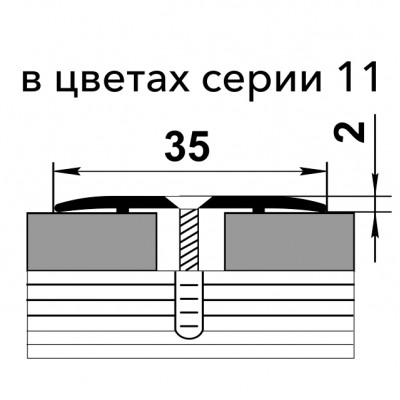 Порог ЛС 35 0,9м. танзанский венге Порог ЛС 35 0,9м. танзанский венге