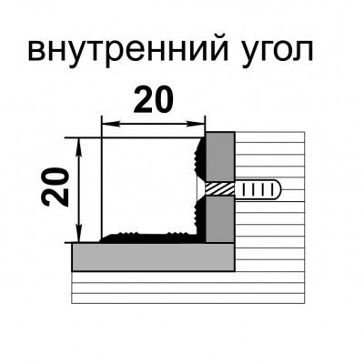 Порог ПУ 05-1 1,8м. орех Порог ПУ 05-1 1,8м. орех