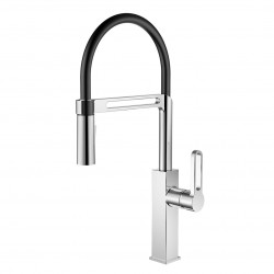 Смеситель для кухни Golden Fox Kitchen pro 11022 черный силиконовый излив Смеситель для кухни Golden Fox Kitchen pro 11022 черный силиконовый излив