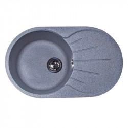 Мойка GranAlliance G-32 740х460 темно - серая + сифон Мойка GranAlliance G-32 740х460 темно - серая + сифон